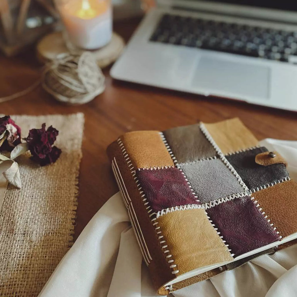 Sketch Book Patchwork - Metal lock