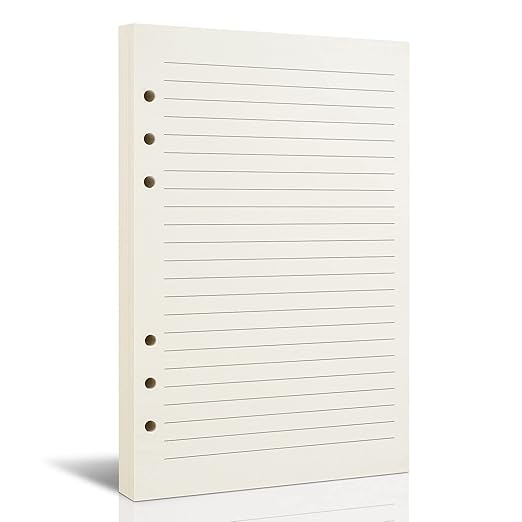 A5 Notebook Refills Insert, Set of 3 inserts