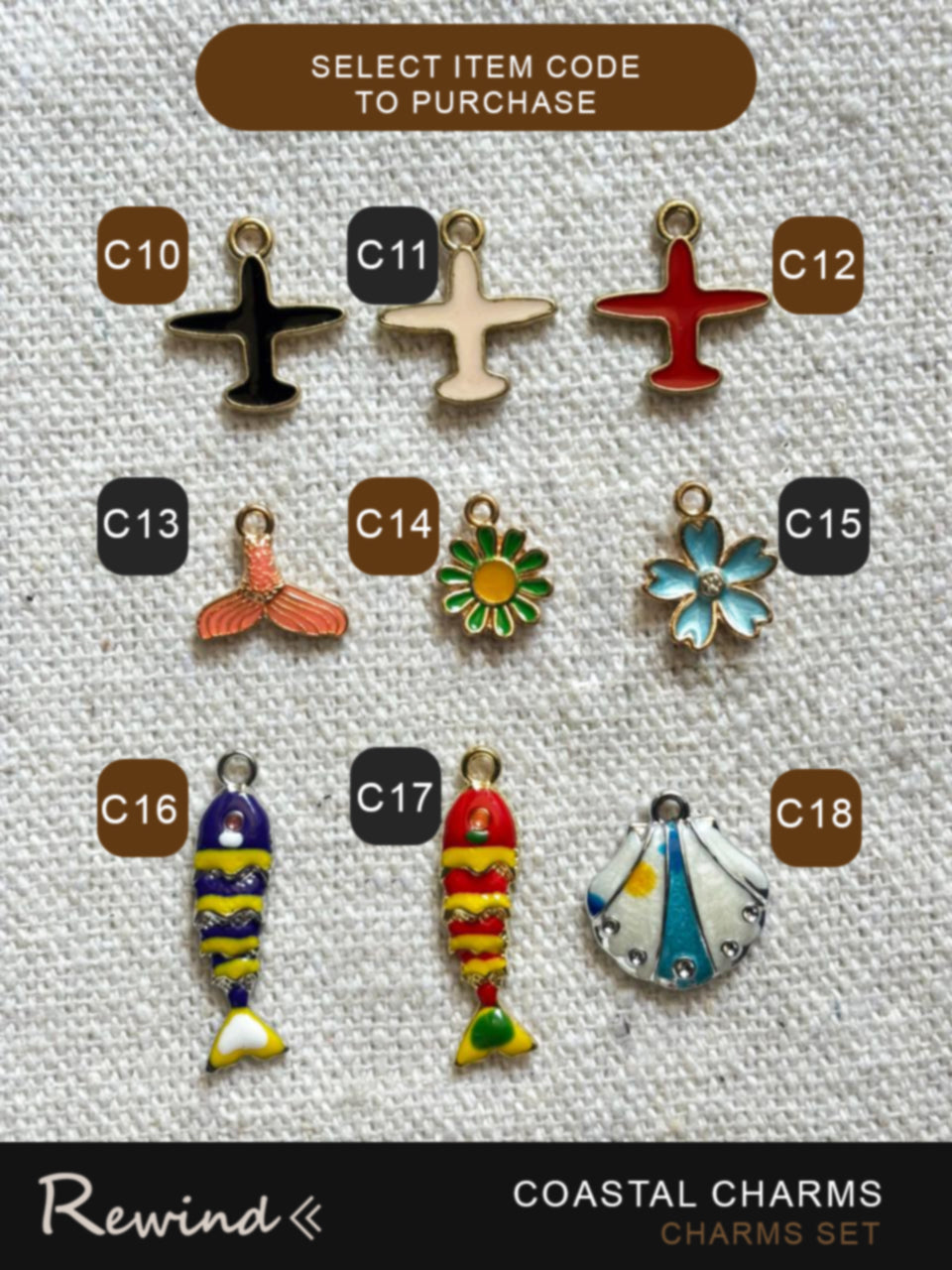 Metal Charms Accessories Group A (1:7)