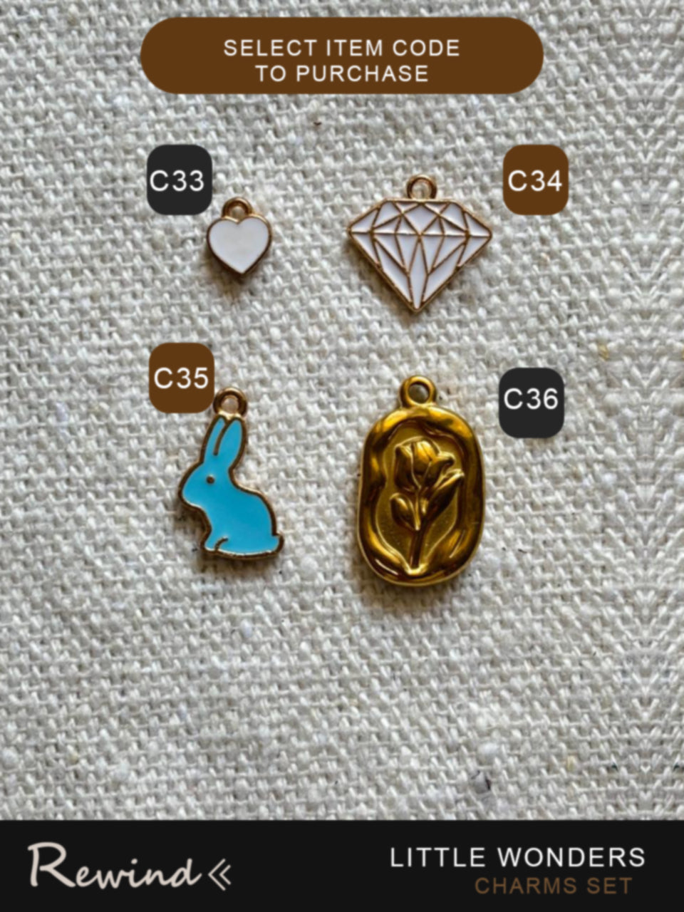 Metal Charms Accessories Group A (1:7)