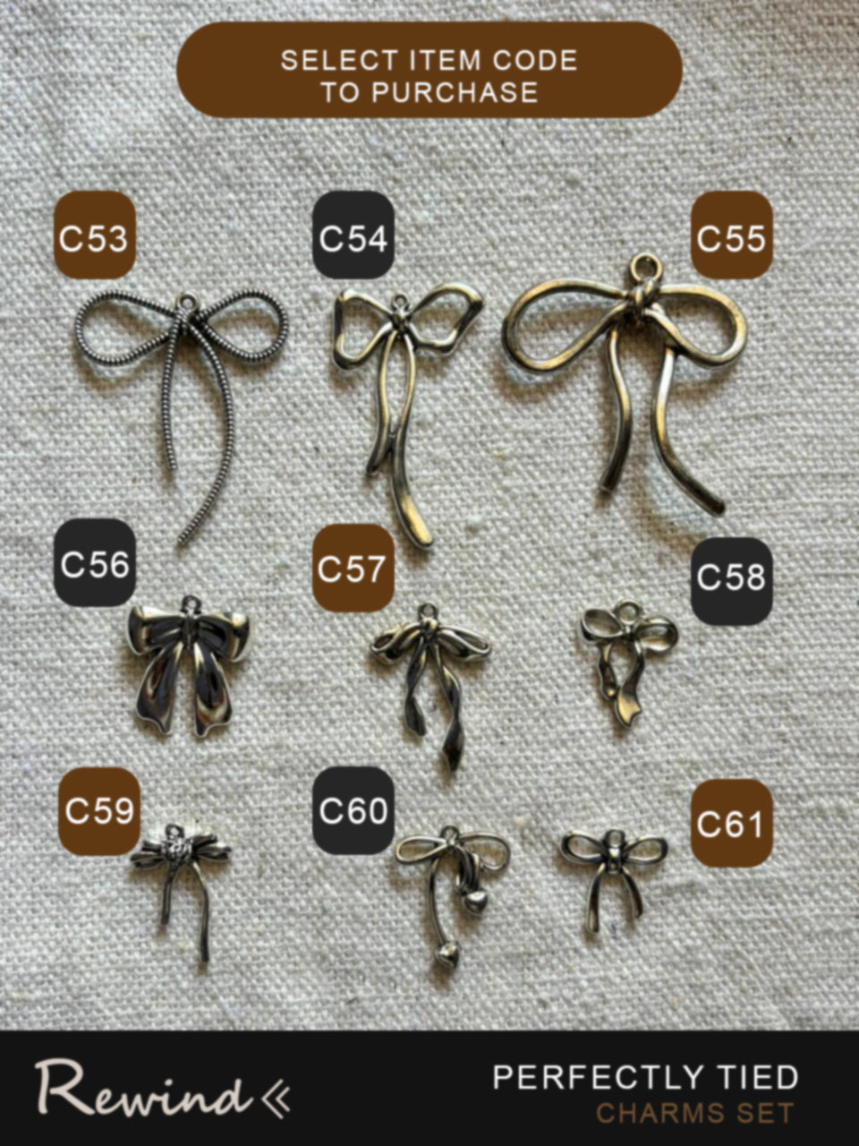 Metal Charms Accessories Group B (8:12)