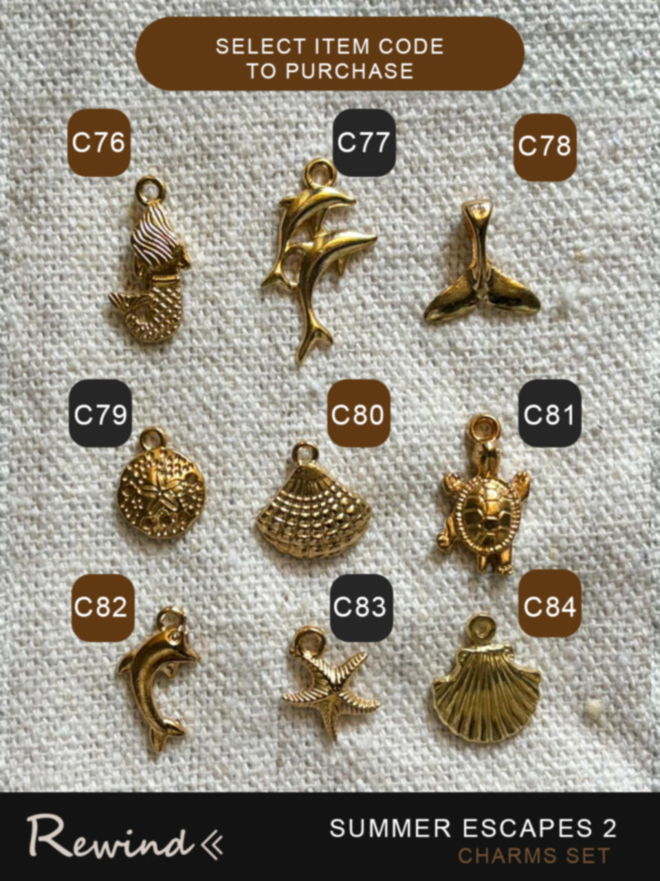 Metal Charms Accessories Group B (8:12)